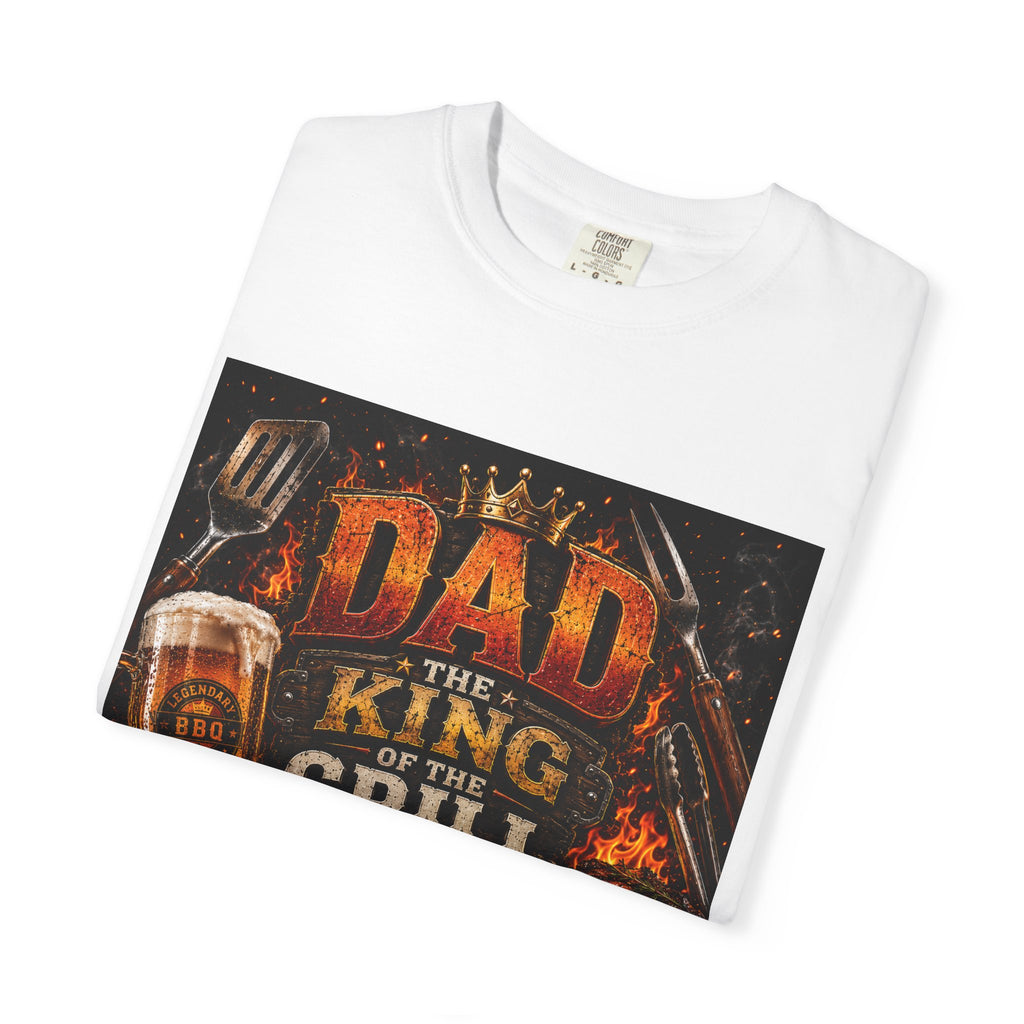 Dad The King of the Grill T-Shirt – Father's Day BBQ Beer Tee
