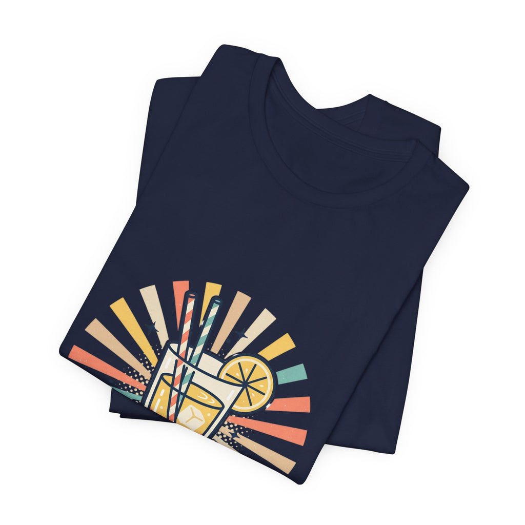 Sip Sun Slow Tee | Summer Aesthetic, Coastal Vibes, Retro Pastel